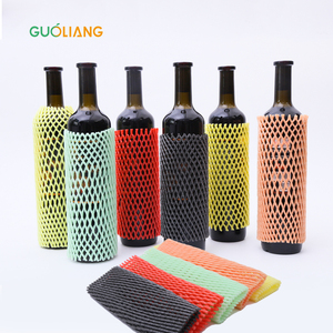 Sinh thái thân thiện compostable <span class=keywords><strong>EPE</strong></span> trái cây bọt <span class=keywords><strong>Net</strong></span> 12 cm nhựa lưới tay áo <span class=keywords><strong>Net</strong></span> để đóng gói chai hoa trái cây - Product Image 2