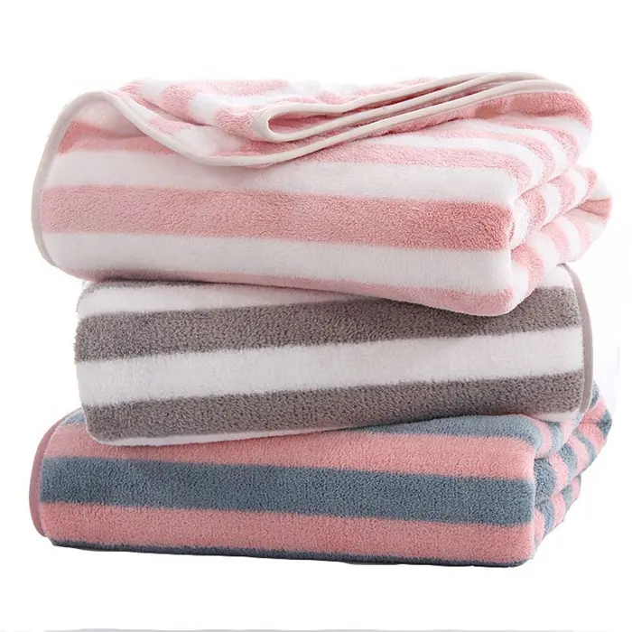 Koraal Fluwelen Handdoek Set Absorberende Dikke Hoge Kwaliteit Gift Handdoek Voor Badkamer Handdoek