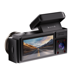 Caméra de voiture Wifi, <span class=keywords><strong>dashcam</strong></span> Wifi 3 canaux (avant, intérieur, arrière), enregistreur 1080P avec écran IPS 2 pouces, enregistrement en boucle - Product Image 4