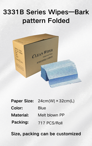 ส่งตรงจากผู้ผลิตอย่างมีประสิทธิภาพป้องกันไฟฟ้าสถิตแบบเปลือกกระดาษพับสำหรับทำความสะอาดผ้าในรางขนส่ง - Product Image 5