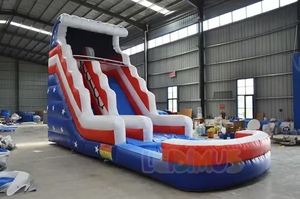 Scivolo d'Acqua a Forma di Palma con <span class=keywords><strong>Piscina</strong></span>, Adatto sia per Bambini che per Adulti - Product Image 2