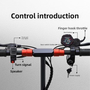 Nuevo Scooter Plegable de Aluminio para Adultos, Motor de 48V 1600W, Impermeable, 55km/h, Absorción de Impactos, Diseño Plegable, Fácil de Guardar - Product Image 4