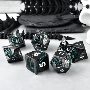 Nhà Máy Bán buôn tùy chỉnh số lượng lớn kim loại Xúc xắc Bộ đa diện Kẽm hợp kim xúc xắc DND rồng trò chơi xúc xắc - Product Image 6