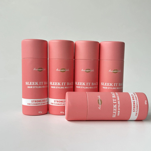 บรรจุภัณฑ์หลอดกระดาษคราฟท์แบบดันขึ้นสำหรับลิปบาล์ม โรลออน ลิปสติก พร้อมพิมพ์โลโก้ตามสั่ง - Product Image 5