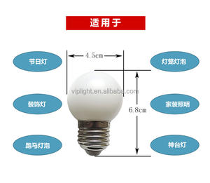 सस्ता <span class=keywords><strong>G45</strong></span> e27 <span class=keywords><strong>b22</strong></span> 0.5w 1w 2w 3w 5w एलईडी लैंप लाइट पीसी प्लास्टिक कलर बल्ब लाइट आरजीबी बल्ब निर्माता - Product Image 6