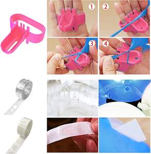 냉동 테마 생일 파티 용품 장식용 눈 풍선 화환 아치 키트 - Product Image 4