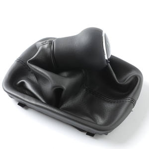 Poignée de levier de vitesse en cuir FUXIN pour Audi A6 5 ou 6 vitesses, ergonomique - Product Image 4