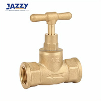 Katup JAZZY Berkualitas Tinggi 2-arah 3-arah JZ-0133 Katup Penghenti / Katup Bola / Katup Cek Kuningan Katup Gerbang Kuningan PN16 hingga PN25 Katup Kuningan