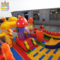 WODI Plato PVC Tarpaulin Commercial Inflatable Unicorn Bounce Commercial Inflatable Unicorn Bounce House Outdoor Event Rental