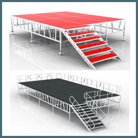 Plate-forme de scène de piste de danse Led Dancing Led Pixel de haute qualité/scène Portable bricolage/système de son pour les performances sur scène