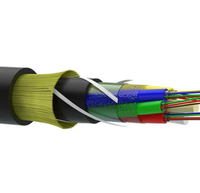Câble de communication optique monomode ADSS à prix d'usine, 1, 2, 4, 6, 12, 24, 48, 96, 144 fibres, GYXTW, GYTA, OPGW, pour FTTH