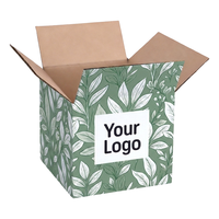 Cajas de Envío Corrugadas Personalizadas para Comercio Electrónico, Cajas de Embalaje de Cartón para Mudanza con Logotipo
