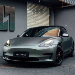 Film de protection de voiture ultra mat vert gris irisé changeant de couleur Euromaster <span class=keywords><strong>Prix</strong></span> d'usine pour Tesla - Product Image 3