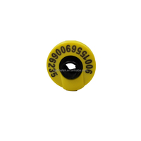 Étiquette d'oreille RFID pour animaux de ferme, porcs, moutons, bovins, taille 30*15mm, 134,2 KHz, puce EM4305 personnalisée