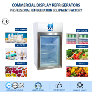 Mini-réfrigérateur de bar pour boissons, vitrine réfrigérée pour bouteilles de bière, congélateur - Product Image 1