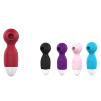 GINYA Mini lindo juguete con ventosa para niñas cargador USB juguete de succión para damas adulto placer masajeador vibrador juguetes sexuales femeninos