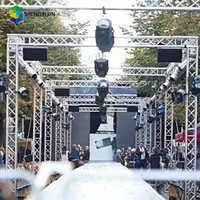 Facile à installer Offre Spéciale scène portable de concert en plein air en treillis pour événements mobiles à vendre