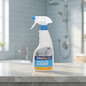 KleenUp Shower & Tub Cleaner Efficient Stain Removal Spray <b>Detergent</b> with 0%-5% Active Ingredients for Bathrooms - Product Image 2