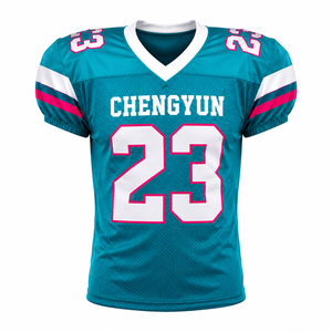 <span class=keywords><strong>Maillot</strong></span> de <span class=keywords><strong>football</strong></span> personnalisé en sergé, ensemble uniforme de <span class=keywords><strong>football</strong></span> américain en polyester de qualité supérieure avec rembourrages de performance, commandes d'équipes bienvenues - Product Image 2
