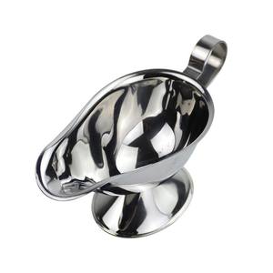 Plato de salsa de bistec de cocina occidental al por mayor con asa, tazón de salsa de pimienta negra, taza de barco de condimento de acero inoxidable - Product Image 3