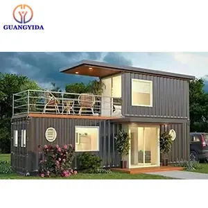 Prefab huts resort cottage prefab house modular detachable container modern prefab tiny house steel