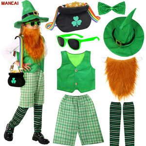 Disfraces de Actuación para Niños de Cosplay Irlandés para el Día de <span class=keywords><strong>San</strong></span> <span class=keywords><strong>Patricio</strong></span> 2025 Conjuntos a Juego para Parejas y Familias Disfraces Divertidos de Halloween - Product Image 1