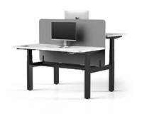Kit de cadre de bureau électrique à quatre moteurs pour poste de travail de bureau, bureau debout à 4 pieds