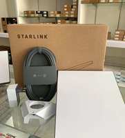 Kit standard SpaceX Starlink V4 Gen 3, antenne satellite en aluminium, routeur WiFi 6, internet haut débit à faible latence, mini