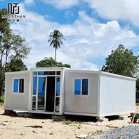 Kits de maisons préfabriquées économiques 20FT 40FT Maison conteneur extensible 1-4 chambres Résidence modulaire