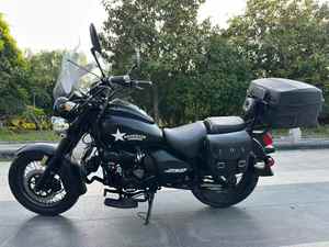 <strong>Halen</strong> Matte Black 250cc American-Style Cruiser Motorcycle High Power and Stability for Long-Distance Travel Used Product Jiangsu - Product Image 1