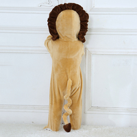 TONWHAR Combinaison unisexe à manches longues Animal Onesie pour enfants Lion Baby Romper