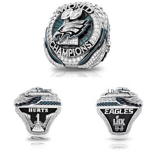 Nuova Edizione 2025 Anello da Campione NFL dei Philadelphia Eagles - Anello Aquila d'Argento con Ali - Product Image 1