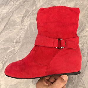 Stivali da donna Rough Hard 2025 nuovo stile alla moda stivali corti Anti-lupo taglia 43 da donna - Product Image 6
