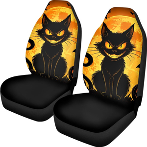 Housse de siège de voiture respirante en maille de soie glacée, coussin de siège auto à motif de dessin animé - Product Image 1