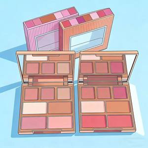 Paleta de Maquillaje de Alta Calidad, 7 Colores, Sombra de Ojos en Polvo, Rubor, Tono Bronceado de Ensueño, Iluminador Facial, Larga Duración - Product Image 4