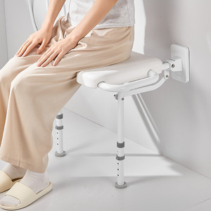 Silla de Ducha con Altura Ajustable y Reposabrazos para Asistencia a Personas Mayores - Product Image 3