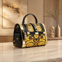 Mode impression fleur et plantes femmes sac habilement couture oreiller dames sac grand Volume sac à main unique épaule femme sac