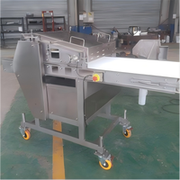 Attendrisseur de viande à vitesse variable 1,5 kW, machine automatique de pressage de viande pour la préparation de filets de poulet et de steaks