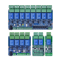 5V 12V 24V Modbus Rtu 1 Module relais 2 canaux RS485 TTL Communication 1 Module relais d'entrée 2 voies