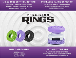 Kontrol Performance Thumbsticks pour XSX XSS XBOXONE Controller FPS Freek <span class=keywords><strong>Galaxy</strong></span> Thumbsticks pour Control 1 High-Rise & 1 Mid-Rise - Product Image 5