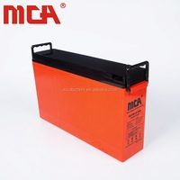 Batterie gel scellée VRLA 12V 180Ah à borne frontale pour systèmes de sécurité, télécommunications et alimentation de secours UPS pour centres de données