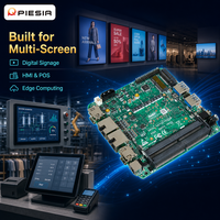 Carte mère industrielle 4 pouces avec processeur Alder Lake Raptor Lake 28W intégré, double DDR4/5, M.2 PCIe 4.0, SATA3.0, 2x HD 4K