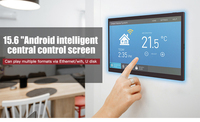 Panneau de commande intelligent Android 15,6 pouces pour maison connectée, écran tactile mural, pour maison intelligente de luxe, fabriqué par une usine OEM