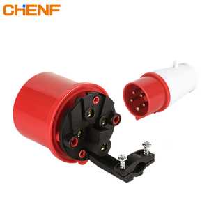 Chenf Factory IP44 fil électrique coque en matière plastique cuivre pur borne conduite alimentation <span class=keywords><strong>prise</strong></span> mâle CF1-015 5P16A <span class=keywords><strong>380V</strong></span> - Product Image 6