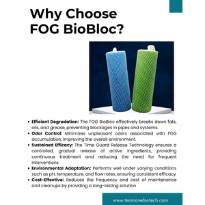 Bio bloc efficace à base de microbes pour l'entretien des pièges à graisse dans les cuisines commerciales - Product Image 1