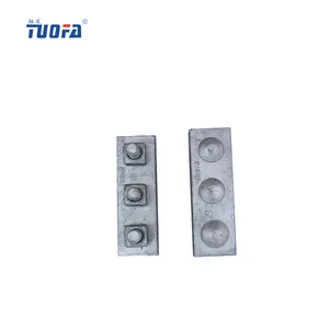 Hot Dip Galvanized Parallel Groove Clamp For Bolt Type Wire Clamp Electric Power Accessories