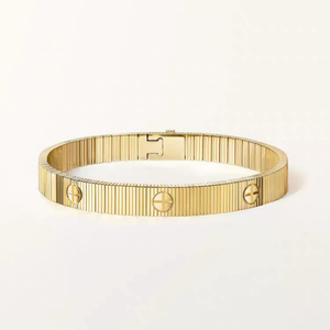 <span class=keywords><strong>Bracciale</strong></span> di Lusso dal Design Più Recente 2025, Gioielli di Marca Popolari, <span class=keywords><strong>Bracciale</strong></span> a Catena Placcato <span class=keywords><strong>Oro</strong></span> 18K per Donne - Product Image 1