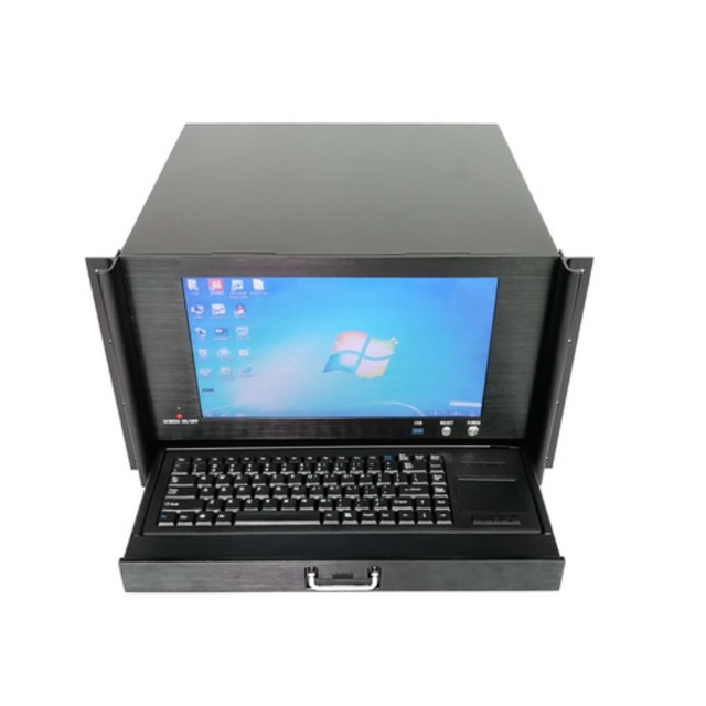 6U 14 Inch Integrated Workstation Chassis Case 6U Rackmount LCD with Screen and Keyboard Integrated Server Case in Stock