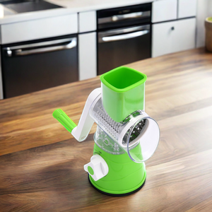 Xoắn ốc cọ xát nghiền tỏi quay khoai tây pho mát chipper Slicer Mài Con lăn Rau cắt tay Crank Shredder vắt tay - Product Image 1