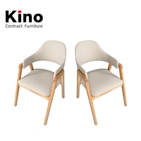 Chaise de salle à manger en bois massif OEM ODM pour hôtel, villa, restaurant, projet commercial, sur mesure, en gros, directement de l'usine, chaises de salle à manger de luxe